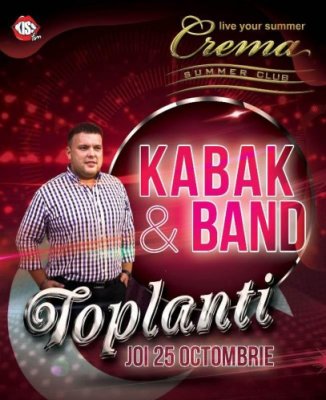 Petreceri orientale, pe 25 octombrie: în Club Crema cântă Kabak